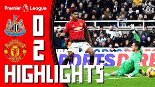 Highlights | Newcastle 0-2 Manchester United | Lukaku \u0026 Rashford Seal the Points | Premier League