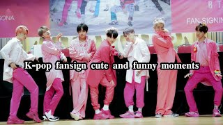 k-pop fansign cute and funny moments#kpop#funny