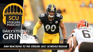 Raw reactions to the Steelers 2021 schedule release