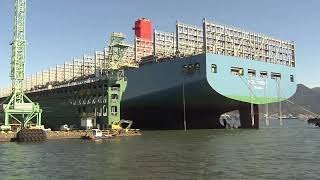 MOL TRIUMPH　20,000TEU Containership built in SHI dockyard