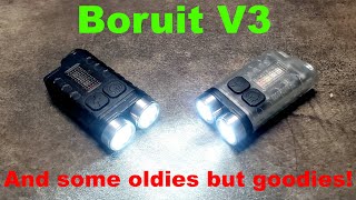 New EDC Flashlight! Boruit V3. Also, Surefire, Astrolux, Pila and yes, Eternalight!