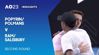Popyrin/Polmans v Ram/Salisbury Highlights | Australian Open 2023 Second Round