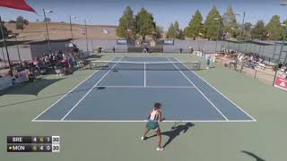 Brengle Madison v (Q)Montgomery Robin - W60 Templeton (last points)