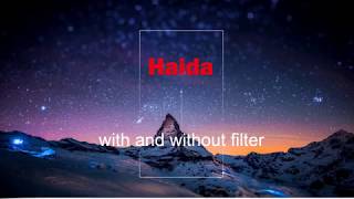 Haida Filters - Before and After Filter comparisons