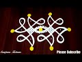 5*3 dot🌺thaivelli🌺thaipoosam special rangoli 🌺 easy simple beautiful and🌺traditional kambikolam