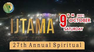 One Day Spritual Ijtima On 09-October-2021 Organized by Anware madina naat council Promo in English