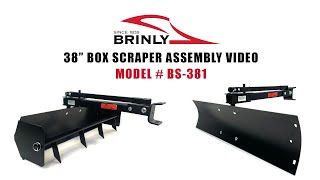 How to Assemble the Brinly 38\