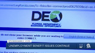 Issues with unemployment website continue to frustrate Florida workers
