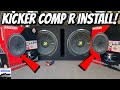 Two KICKER CompR 12