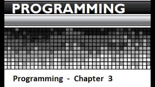 Programming - Module 2: Visual Basic Chapter #3 and Knowledge Check