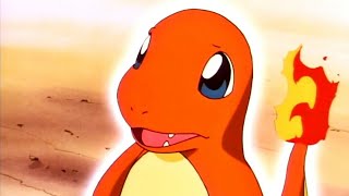 Ash's Charmander evolves into Charmeleon