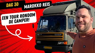 Dag 30 | Ik ben al 30 DAGEN ONDERWEG! | Een tour rondom de camper! | Reis naar Marokko!