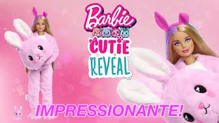 BARBIE COELHA ROSA! Cutie Reveal Série 1 - 2021 - Review PT