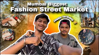 Mumbai Biggest Fashion Street market  || cheapest market in Churchgate . @Tusharonthemic