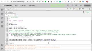 L2 wk2 Breaking EarSketch - range functions