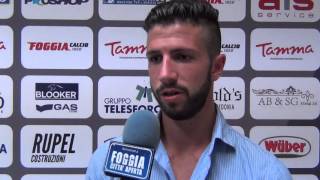 Foggia - Catanzaro: intervista post gara all'attaccante rossonero Pietro Iemmello