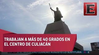 Así es trabajar bajo el intenso sol en Sinaloa