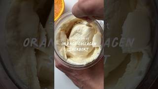 3 Ingredient Orange Collagen Sherbert