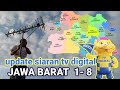 Frekuensi Terbaru kanal siaran tv digital Seluruh Jawa Barat 2024