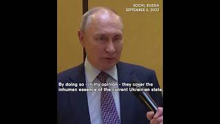 Putin on Zelensky: West put ethnic Jew to rule in Ukraine to 'cover glorification of Nazism'