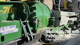 Complete underground projects quickly and accurately with a Barbco 36-700 and Pathfinder 500