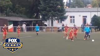 Check out this impressive volley goal from the German 8th Division