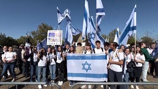 Hundreds gather in Romanian capital in support of Israel