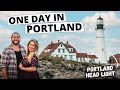 Maine: One Day in Portland, ME - Travel Vlog | Lobster, Portland Head Light, Sunset Cruise, & MORE!