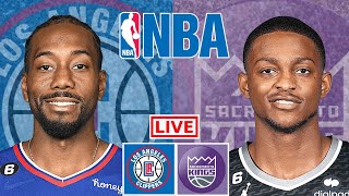 LA Clippers vs Sacramento Kings | NBA Live Scoreboard 2022