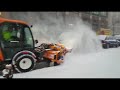 multihog mx tractor with combi snow plow u0026 broom