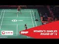 R16 | WS | Nozomi OKUHARA (JPN) [7] vs SUNG Ji Hyun (KOR) | BWF 2018