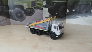 Обзор модели Камаз-5320 Самопогрузчик, масштаб 1:43, \