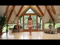 better posture through belly dance 14 min core workout