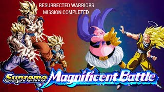 SUPREME MAGNIFICENT BATTLE STAGE 6! 6 REVIVED WARRIORS MISSION COMPLETED! (DBZ Dokkan Battle)