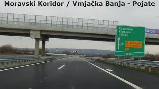 Moravski Koridor - Vožnja Novom Deonicom / Vrnjačka Banja - Pojate