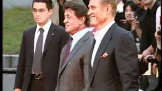 Sylvester Stallone \u0026 Dolph Lundgren in Japan (1/5)