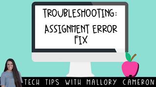 Troubleshoot - Canvas Google Cloud Assignment Error Fix