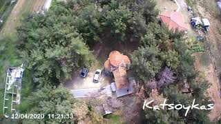 Εκκλησάκι προφήτη Ηλία. Κουφάλια#drone#video