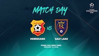 Herediano vs Salt Lake | 2025 Concacaf Champions Cup