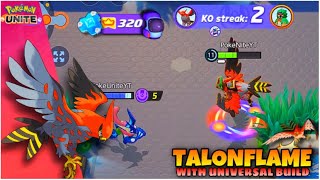 How to score 300+ with TALONFLAME in master | Pokemon unite