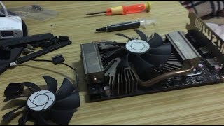 微星 MSI 1060 3G 更換風扇 \u0026 重塗散熱膏 Replace the fan \u0026 Reapply thermal paste