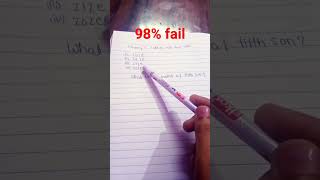 98% fail#subscribe #like #comment