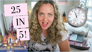 25 IN 5 DISNEY PARKS TAG!!! | Gillian At Home