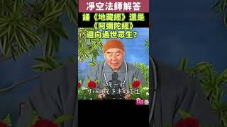 淨空法師：誦《地藏經》還是《阿彌陀經》迴向過世眾生？