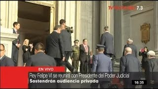 Jueces del Poder Judicial reciben en reunión privada a Felipe VI