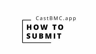 How the Submission and Booking Process works with CastBMC.app