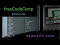 Nesting For Loops, freeCodeCamp Basic Javascript