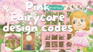 50+ Pink Fairycore Design Codes You NEED for ACNH ✨