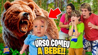 UM URSO SELVAGEM APARECEU NA MINHA CASA E DEVOROU A MINHA IRMÃZINHA BEBÊ ARIEL!😱😰