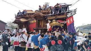 2024年4月7日 布土祭礼本祭　神明社曳き込み